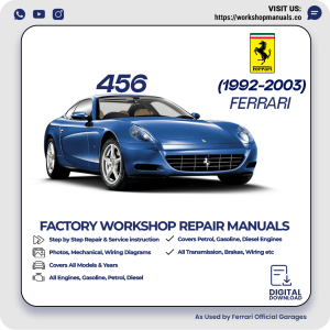 Ferrari 456 Workshop Manual 1992-2003 PDF Download