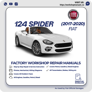 Fiat 124 Spider Workshop Manual 2017-2020 PDF Download