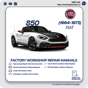 Fiat 850 Workshop Manual 1964-1973 PDF Download