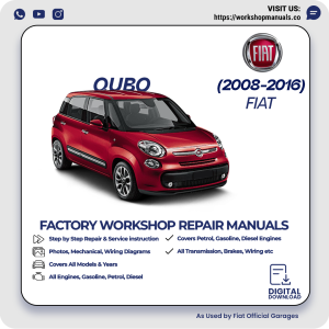 Fiat Qubo Workshop Manual 2008-2016 PDF Download