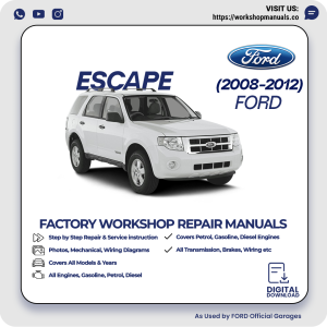 Ford Escape Workshop Manual 2008-2012 PDF Download