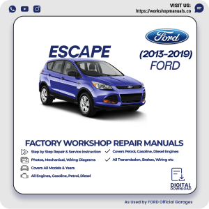 Ford Escape Workshop Manual 2013-2019 PDF Download