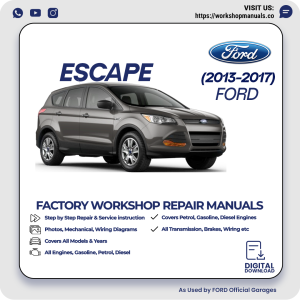 Ford Escape Workshop Manual 2013-2017 PDF Download