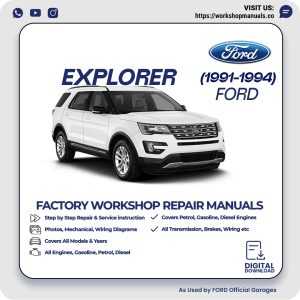 Ford Explorer Workshop Manual 1991-1994 PDF Download