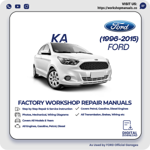 Ford Ka Workshop Manual 1996-2015 PDF Download