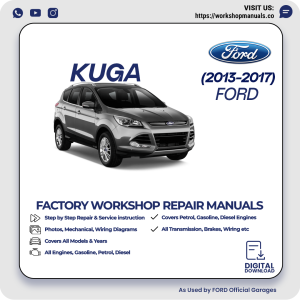 Ford Kuga Workshop Manual 2013-2017 PDF Download