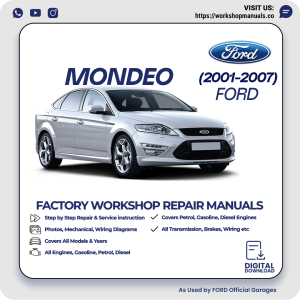 Ford Mondeo Workshop Manual 2001-2007 PDF Download