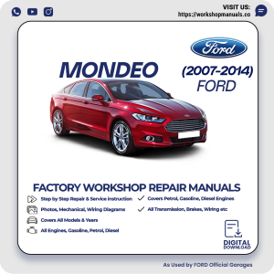 Ford Mondeo Workshop Manual 2007-2014 PDF Download