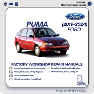 Ford Puma Workshop Manual 2019-2024 PDF Download