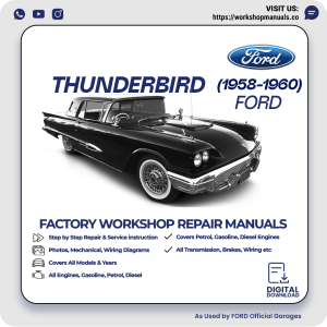 Ford Thunderbird Workshop Manual 1958-1960 PDF Download