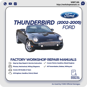 Ford Thunderbird Workshop Manual 2002-2005 PDF Download