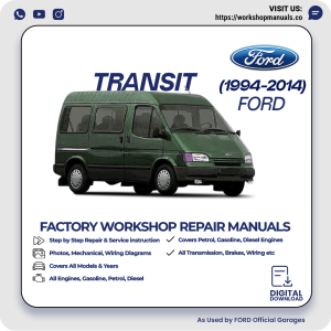 Ford Transit Workshop Manual 1994-2014 PDF Download