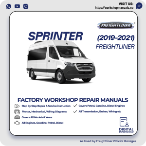 Freightliner Sprinter Workshop Manual 2019-2021 PDF Download