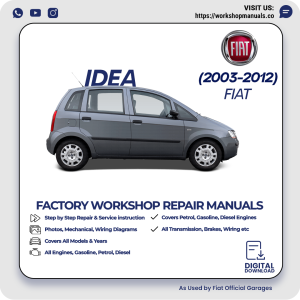 Fiat Idea Workshop Repair Manual 2003-2012 PDF Download