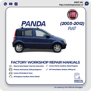Fiat Panda Workshop Repair Manual 2003-2012 PDF Download