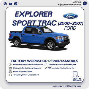 Ford Explorer Sport Trac Workshop Manual 2006-2007 PDF Download