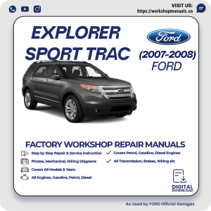 Ford Explorer Sport Trac Workshop Manual 2007-2008 PDF Download