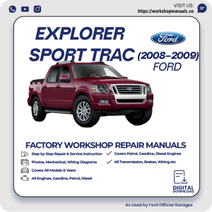 Ford Explorer Sport Trac Workshop Manual 2008-2009 PDF Download