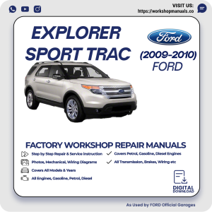 Ford Explorer Sport Trac Workshop Manual 2009-2010 PDF Download