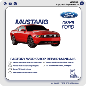Ford Mustang Workshop Manual 2014 PDF Download