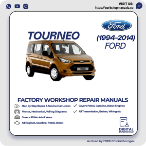 Ford Tourneo Workshop Repair Manual 1994-2014 PDF Download