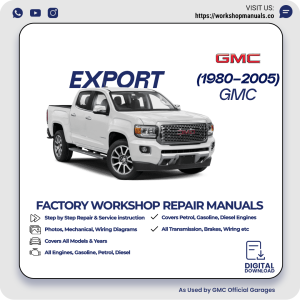 GMC Export Workshop Repair Manual 1980-2005 PDF Download