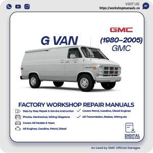 GMC G-Van Workshop Repair Manual 1980-2005 PDF Download