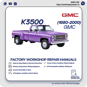 GMC K3500 Workshop Repair Manual 1980-2000 PDF Download