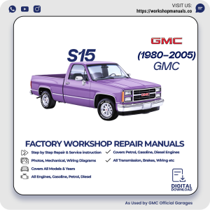 GMC S15 Workshop Repair Manual 1980-2005 PDF Download