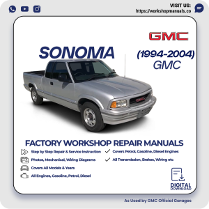 GMC Sonoma Workshop Manual 1994-2004 PDF Download