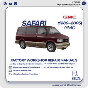 GMC Safari Workshop Repair Manual 1980-2005 PDF Download