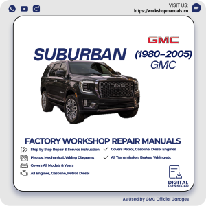 GMC Suburban Workshop Repair Manual 1980-2005 PDF Download