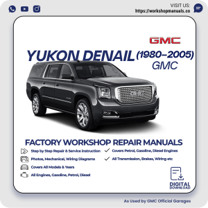 GMC Yukon Denali Workshop Repair Manual 1980-2005 PDF Download