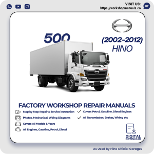 Hino 500 Workshop Manual 2002-2012 PDF Download