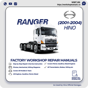 Hino Ranger Workshop Manual 2001-2004 PDF Download