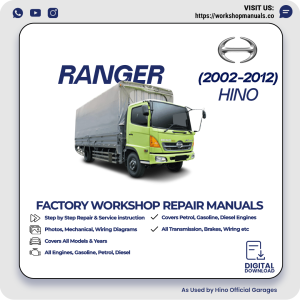 Hino Ranger Workshop Manual 2002-2012 PDF Download