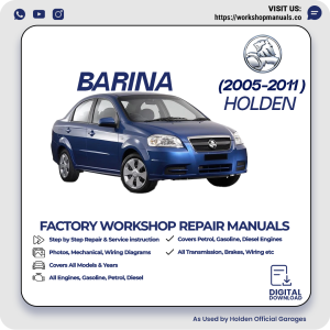 Holden Barina Workshop Manual 2005-2011 PDF Download
