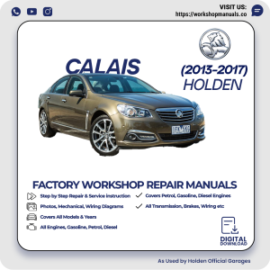 Holden Calais Workshop Manual 2013-2017 PDF Download