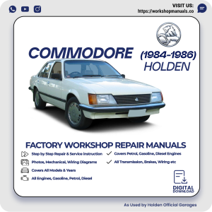 Holden Commodore Workshop Manual 1984-1986 PDF Download