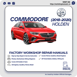 Holden Commodore Workshop Manual 2018-2020 PDF Download