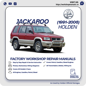 Holden Jackaroo Workshop Manual 1991-2006 PDF Download