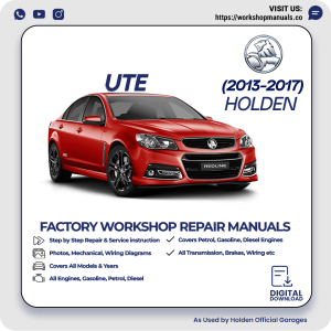 Holden Ute Workshop Manual 2013-2017 PDF Download