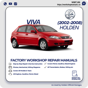 Holden Viva Workshop Manual 2002-2008 PDF Download