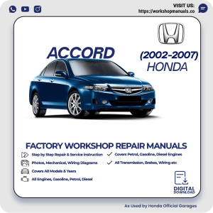 Honda Accord Workshop Manual 2002-2007 PDF Download