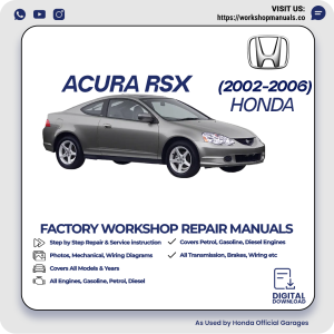 Honda Acura RSX Workshop Manual 2002-2006 PDF Download
