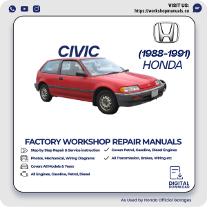 Honda Civic Workshop Manual 1988-1991 PDF Download