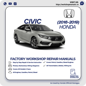 Honda Civic Workshop Manual 2016-2019 PDF Download