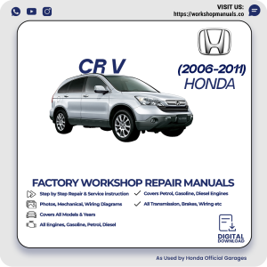 Honda CR-V Workshop Manual 2006-2011 PDF Download