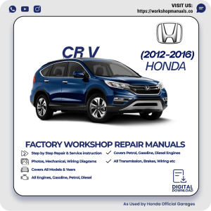 Honda CR-V Workshop Manual 2012-2016 PDF Download