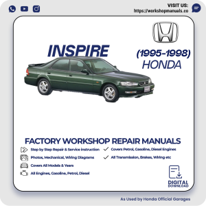 Honda Inspire Workshop Manual 1995-1998 PDF Download
